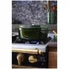 Staub La Cocotte 33 cm ovāls čuguna katls, bazilika zaļš