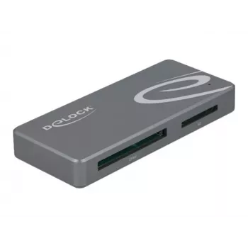 Karšu lasītājs DeLOCK USB Type-C priekš CFast SD + USB centrmezgls
