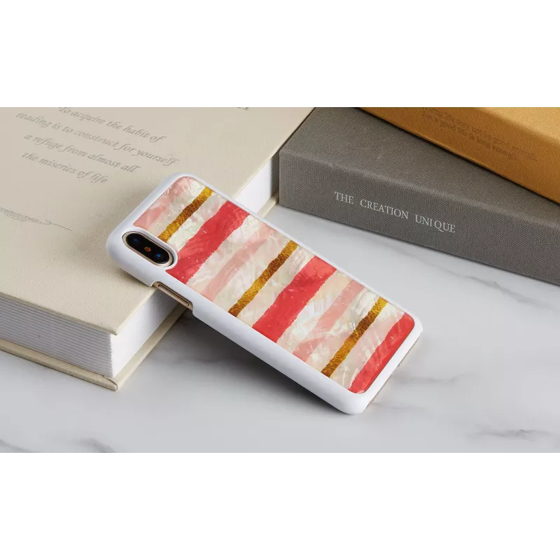 Telefona maciņš iKins iPhone XS/XS Short — Cake balta aizsargapvalks