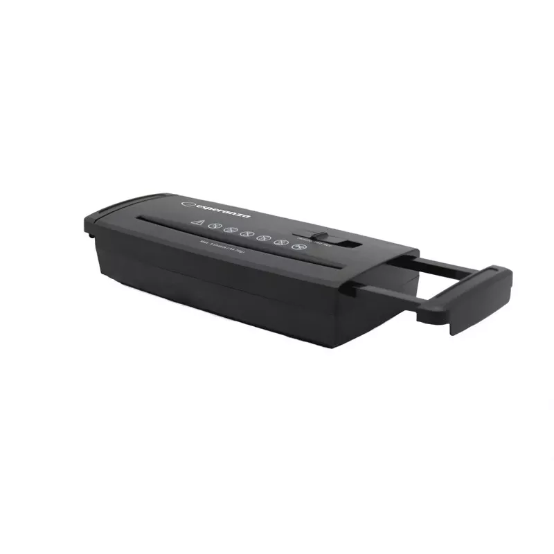 Papīra smalcinātājs Esperanza EN101, sloksnes smalcināšana, 22 cm, melns