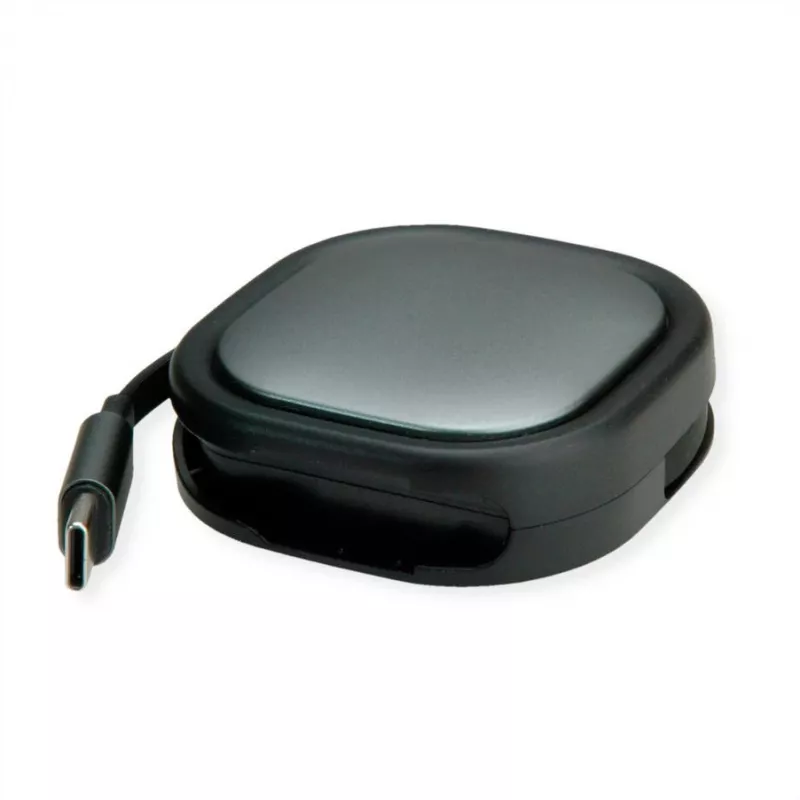 ROLINE USB2.0 Aufrollbares kabelis C-C ST/ST 1.2m - Kabelis - Digitāls/Dati (11.02.8420)
