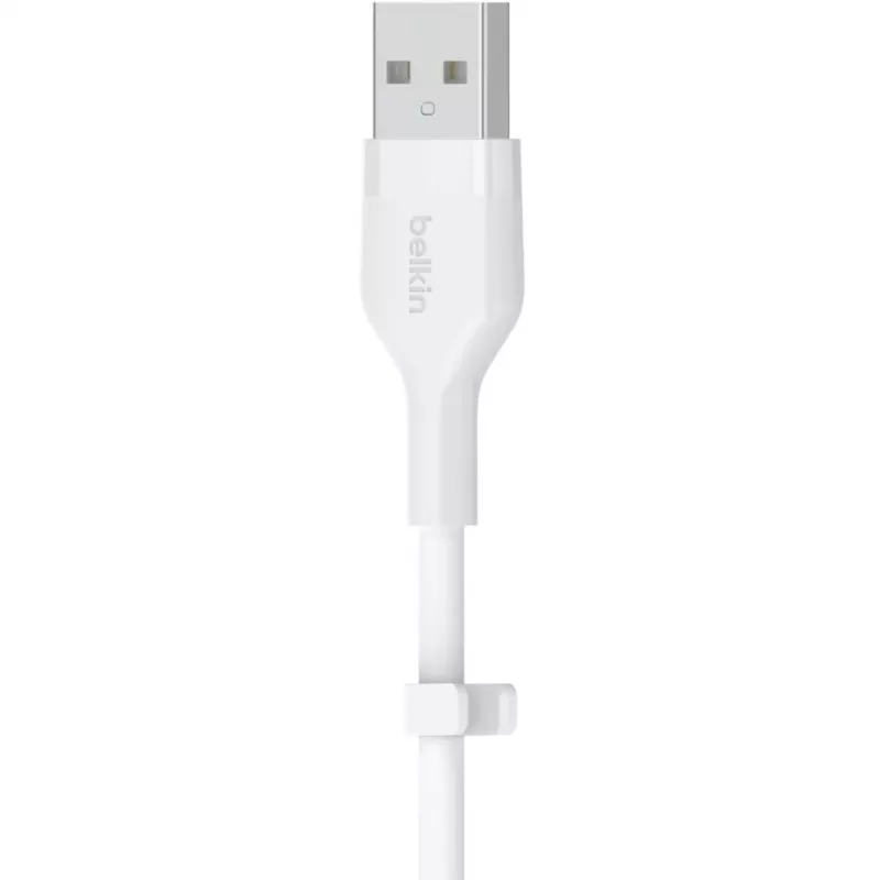 Kabelis Belkin Cbl Scicone USB-A LTG 2M blc Balts USB A USB C Lightning