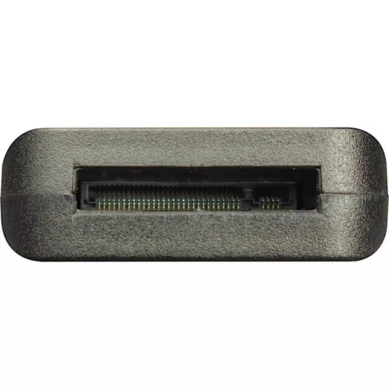 INTER-TECH adapteris M.2 uz USB Type-C K-1696-P2, M.2 ligzda, USB-C spraudnis, 5V, 37×54×12 mm, melns