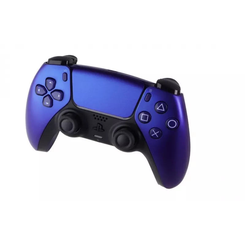 Bezvadu spēļu kontrolieris Sony DualSense — kobaltzils, paredzēts PlayStation 5, iebūvēts Li‑Ion akumulators, kustību sensors, haptiskā atgriezeniskā saite, 3,5 mm ligzda