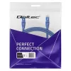 komutācijas kabelis QOLTEC 54534 2xRJ45 UTP CAT6 5m melns