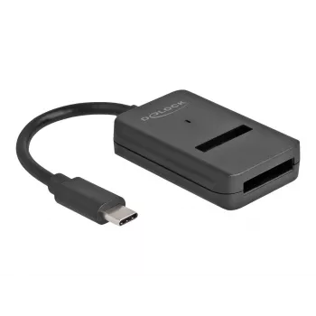DeLOCK kombinētais adapteris M.2 NVMe PCIe SATA SSD USB Type-C ar 10 Gbps