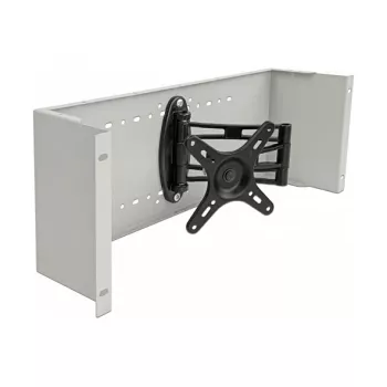 Plakanā paneļa stiprinājuma plecs DeLOCK 19 collu Monitor Arm pelēks 10 kg kravnesība