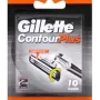 Rezerves skuvekļa asmeņi Gillette ContourPlus, 10 gab. iepakojumā
