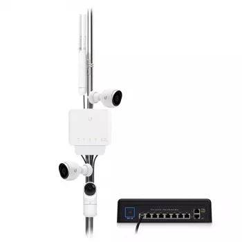 Ubiquiti UniFi Switch Flex (3 komplektā) Pārvaldāms L2 Gigabitu Ethernet (10/100/1000) Barošana caur Ethernet (PoE) Balts