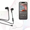 LogiLink USB-C Audio adapter USB-C/M to 2x USB-C/F 60W PD balta