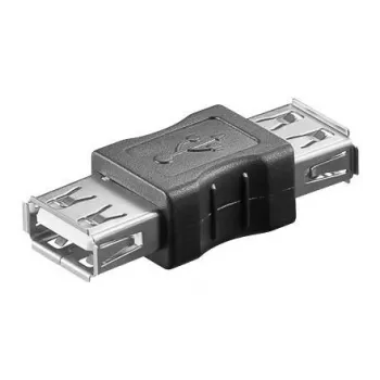 Microconnect USBAFAF savienotāju adapteris USB A Melns