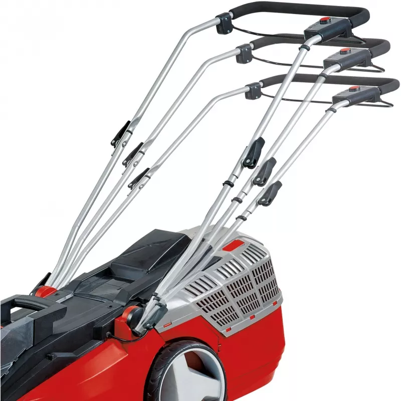 Akumulatora zāles pļāvējs GE-CM 43 Li M Kit, 36 voltu (2x18V) (sarkans/melns, 2x litija jonu akumulators 4,0 Ah)