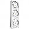 Datora korpusa ventilators NZXT F360X 120 mm balts, 360×30×120 mm