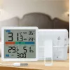 Termometrs‑higrometrs MANTA MTO002W ar ārējo sensoru (150 cm), iekštelpu 0–+50°C, ārtelpu -40–+70°C, mitrums 20–95% RH, komforta indikators, pulkstenis
