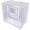 Lian Li O11 Vision Compact - Balts + 3x UNI FAN SL-INF 120 ARGB Reverse Blade Fan - 120mm + HydroShift II LCD-S 360TL AiO-Liquid Cooling, 360mm