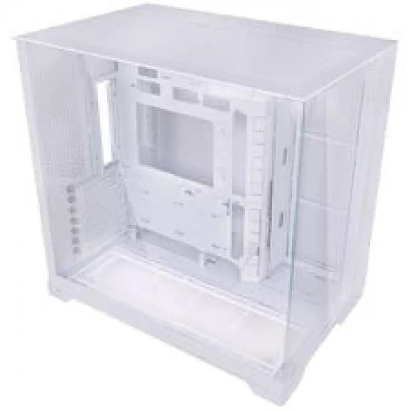 Lian Li O11 Vision Compact - Balts + 3x UNI FAN SL-INF 120 ARGB Reverse Blade Fan - 120mm + HydroShift II LCD-S 360TL AiO-Liquid Cooling, 360mm