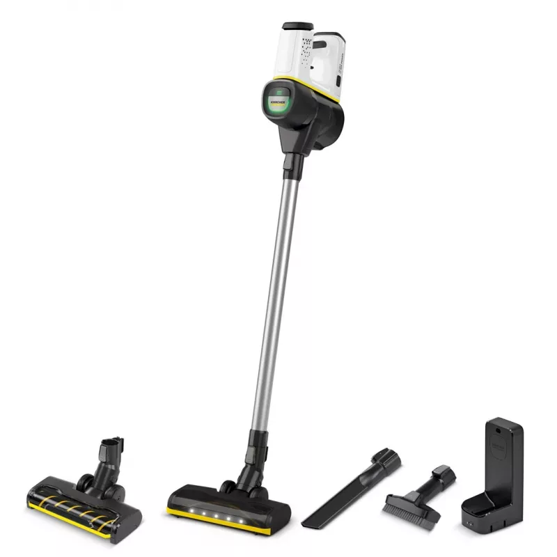 Bezvada stieņa putekļsūcējs Karcher VC 6 Cordless ourFamily Duo — bezvadu stieņa putekļsūcējs, 25,2 V, 0,8 L, HEPA 12, 50 min darbības laiks