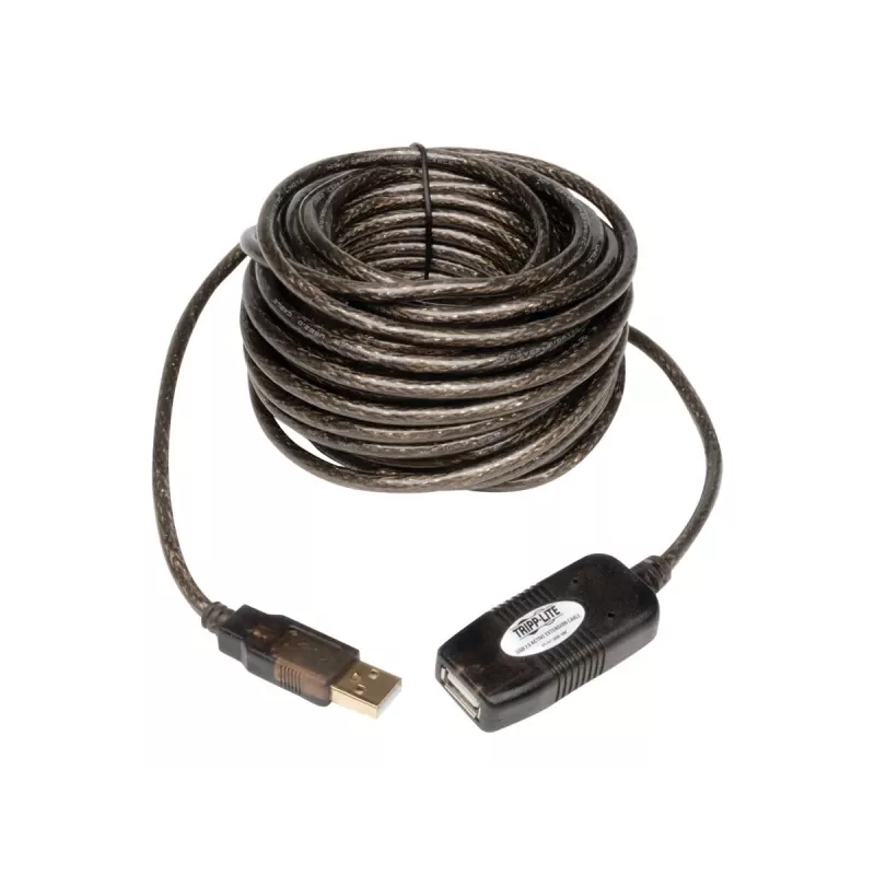 Tripp Eaton Tripp Lite Series 10M USB 2.0 Hi-Speed Active Extension Repeater Cable USB-A M/F 33' 33ft 10 Meter - USB pagarinājuma kabelis - USB (M)