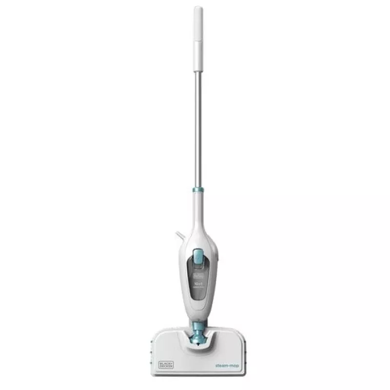 Tvaika tīrītājs Melns & Decker FSMH13E10 — 1300 W, 120°C, 1.75 kg, 15 min darbības laiks, 4.8 m vads, 9 piederumi