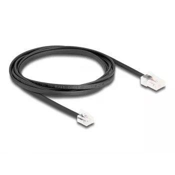 Telefona kabelis DeLOCK 88036 RJ45 uz RJ11 2 m melns
