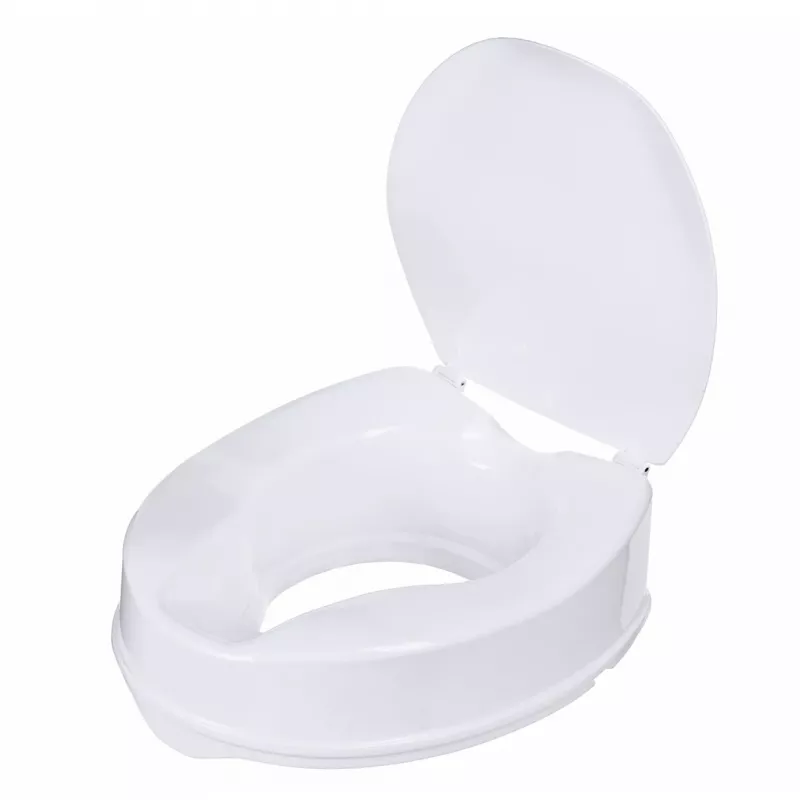 ActionMED NT10AM paaugstināts tualetes sēdeklis ar vāku, 10 cm