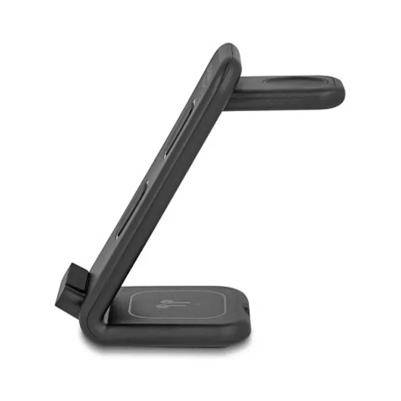 DELOCK 66941 Bezvadu lādētājs 3-in-1 viedtālrunim viedpulkstenim austiņām USB Type-C 15 W Iekštelpu melns