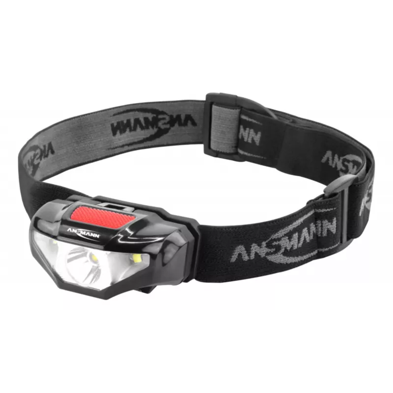 Ansmann HD70B - galvas lukturītis - melns - ABS - plastmasa - IP44 - LED - 1 lampa