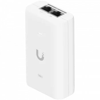 Ubiquiti UniFi UACC-PoE++-10G-EU 10G PoE++ adapteris (60W), var darbināt UniFi PoE++ ierīces, samazināt atkarību no PoE slēdža barošanas un nodrošināt Multi-Gigabit LAN savienojumu