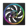 Dzesēšanas ventilators MODECOM VOLCANO LOOP 120 ARGB, 120 mm, PWM, 400–1400 RPM, melns