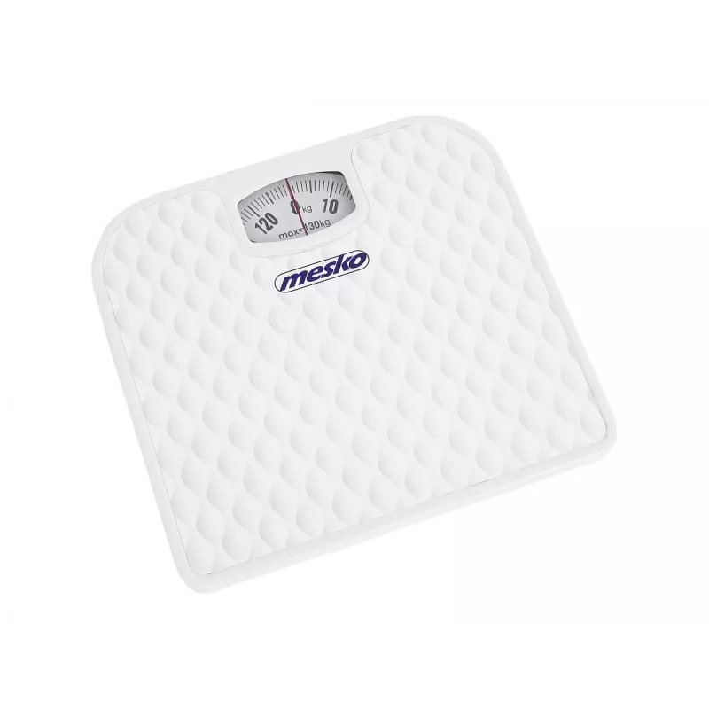 Mehāniskie svari Mesko MS 8160 Maksimālais svars 130 kg Precizitāte 1000 g Balts