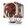 Gaisa dzesētājs Noctua NH-D9 TR5-SP6 4U — 92 mm divu ventilatoru CPU dzesētājs sTR5 ligzdai, alumīnija ribas, vara pamatne, 2500 RPM