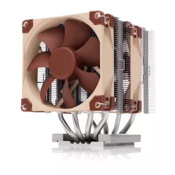 Gaisa dzesētājs Noctua NH-D9 TR5-SP6 4U — 92 mm divu ventilatoru CPU dzesētājs sTR5 ligzdai, alumīnija ribas, vara pamatne, 2500 RPM