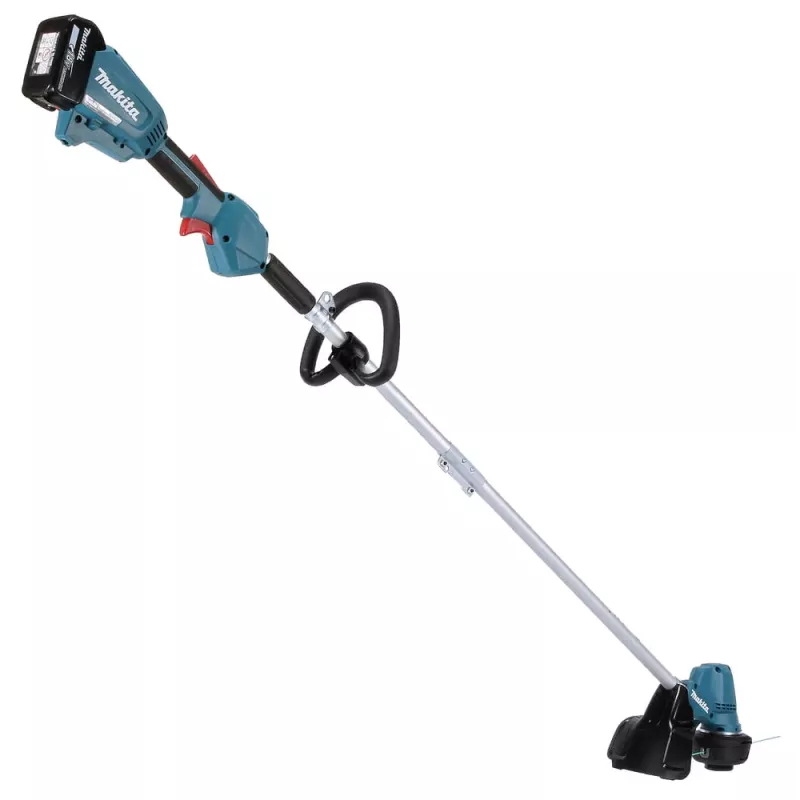 Makita DUR192LRT1, zāles trimmeris, J-veida rokturis, 6000 apgr./min, melns, tirkīza, 30 cm, 87,8 dB