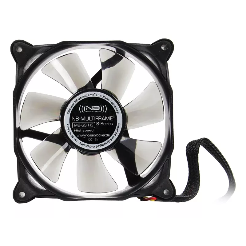 Noiseblocker Multiframe S-Series M8-3 HS 80 mm korpusa ventilators