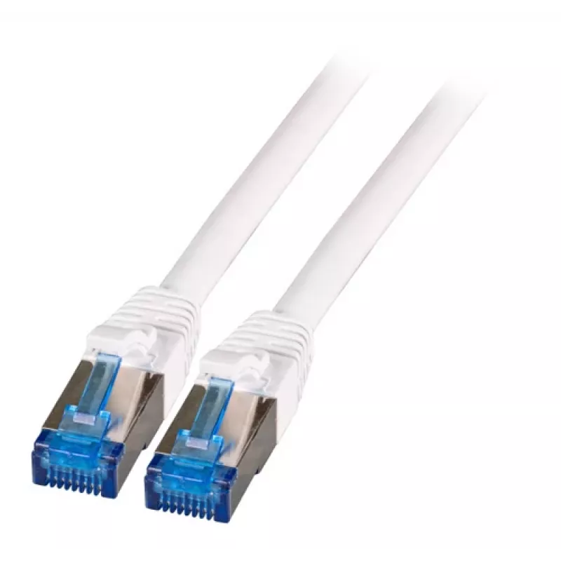 EFB-Elektronik RJ45 komutācijas kabelis Cat.6A S/FTP TPECat.7 neapstrādāts kabelis superflex balts 2m Ražotājs: EFB Elektronik (K5525FWS.2)