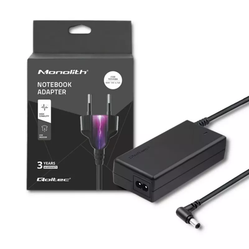 Qoltec 50090.90W strāvas adapteris/pārveidotājs iekštelpām melns