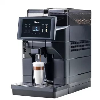 Pilnībā automātiska kafijas automāts Saeco AURORA M2 — 1900 W, 4 l ūdens tvertne, 1,2 kg pupiņu tvertne, iebūvēta dzirnaviņas un piena putotājs, TFT skārienjutīgais displejs