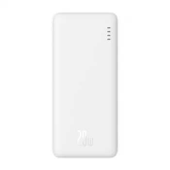 Baseus Airpow Litija polimēra ārējais akumulators 10000 mAh 20 W Balts