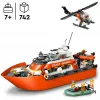 Blocks City 60504 Krasta apsardzes glābšanas laiva un helikopters