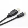 USB - Mini USB kabelis 1m, melns