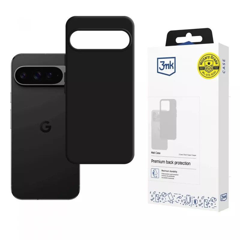 Aizsargājošs telefona vāciņš 3MK Matt Case priekš Google Pixel 10 Pro XL – plāns, izturīgs, matēts apdare