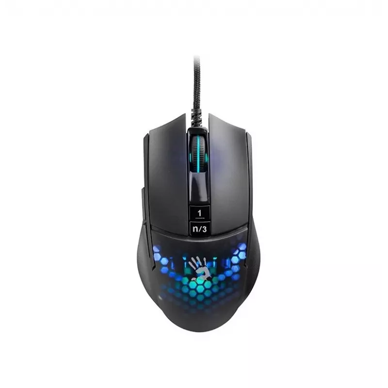 A4Tech BLOODY A4TMYS47113 L65 MAX RGB Honeycomb (aktivēta) pele USB Type-A optiskā 12 000 DPI