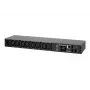 CyberPower PDU41005 strāvas sadales bloks (PDU) 8 maiņstrāvas ligzdas 1U Melns