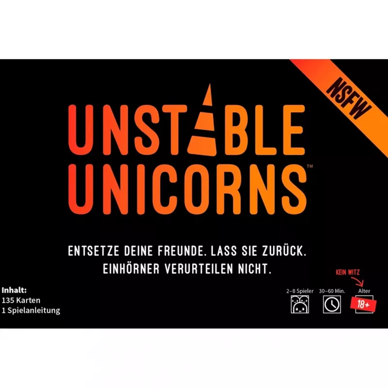Unstable Unicorns NSFW, kāršu spēle