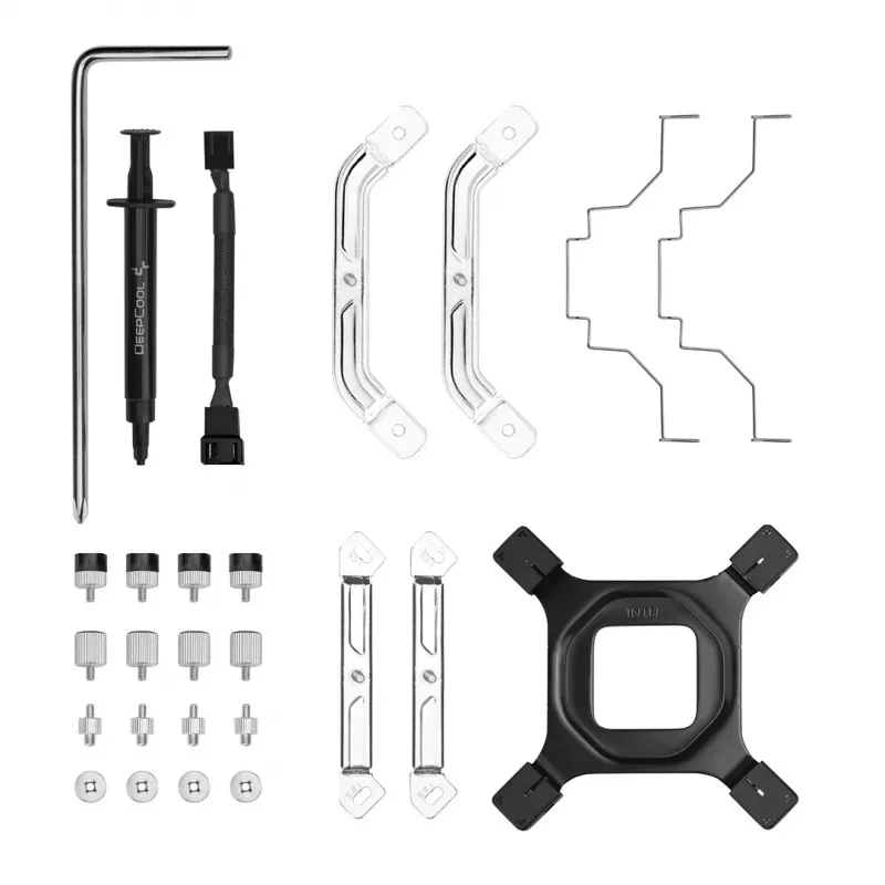 DeepCool AK500 Digital WH Procesora gaisa dzesētājs 12 cm Balts 1 gab.