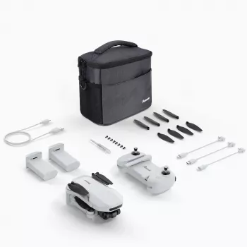 Drons CANYON ATOM SE Fly More Combo ar 4K kameru un EIS, komplektā uzlādes stacija