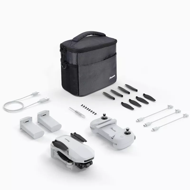 Drons CANYON ATOM SE Fly More Combo ar 4K kameru un EIS, komplektā uzlādes stacija