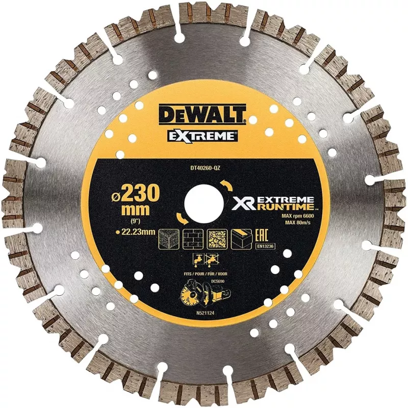 DeWALT DT40260-QZ leņķa slīpmašīnas piederums Griešanas disks