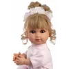 Baby lelle Llorens Elena Ballerina augstums 35 mm audums un vinils bēša rozā balta ieteicams 3+