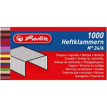 Skavas HERLITZ 8760522 metāla skavu iepakojums — 2000 gab.